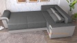 Ъглов диван Симона с посока сив със светло сиво - изглед 4