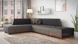 Ъглов диван Сохо с посока графит със сиво - изглед 2