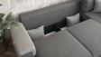 Ъглов диван Валета с посока тъмно сив със сиво - изглед 3
