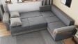 Ъглов диван Верона с посока графит със сиво - изглед 5