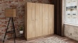 Гардероб Арго четирикрилни дъб сонома - изглед 1 - МебелМаг Гардероб Арго четирикрилни дъб сонома - изглед 1
