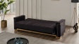 Диван Агра триместни черен - изглед 4