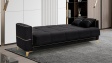 Диван Астон триместни черен - изглед 4 - МебелМаг Диван Астон триместни черен - изглед 4
