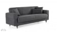 Диван Атон триместни сив - изглед 1 - МебелМаг Диван Атон триместни сив - изглед 1