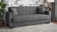 Диван Барато триместни сив - изглед 2 - МебелМаг Диван Барато триместни сив - изглед 2