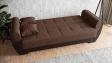 Диван Беланот триместни кафяв с кафява кожа - изглед 4 - МебелМаг Диван Беланот триместни кафяв с кафява кожа - изглед 4