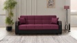 Диван Малатия триместни бордо - изглед 2