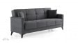 Диван Мира триместни сив - изглед 2 - МебелМаг Диван Мира триместни сив - изглед 2