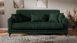 Диван Арелис триместни зелен - изглед 2
