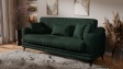 Диван Арелис триместни зелен - изглед 1
