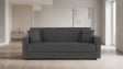 Диван Фиорина триместни графит - изглед 1