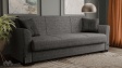 Диван Флоранс триместни сив - изглед 1 - МебелМаг Диван Флоранс триместни сив - изглед 1