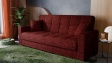 Диван Канзас триместни бордо - изглед 1
