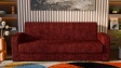 Диван Кони триместни бордо - изглед 2