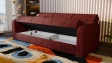 Диван Кони триместни бордо - изглед 3