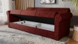 Диван Кънтри триместни бордо - изглед 3