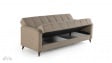 Диван Ламина триместни кафяв - изглед 4