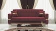 Диван Верино триместни червен - изглед 2