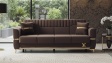 Диван Верино триместни кафяв - изглед 2