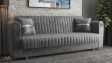 Диван Ваяна триместни сив - изглед 2