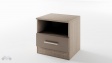 Нощен шкаф Кери мока с лате - изглед 4