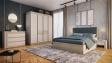Спален комплект Венус с включен матрак Бонел 160/200 кашмир с дъб торо кремона - изглед 1 - МебелМаг Спален комплект Венус с включен матрак Бонел 160/200 кашмир с дъб торо кремона - изглед 1
