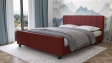 Тапицирана спалня 160/200 Анаса с включен матрак Sleep Nuvia 160/200 червен - изглед 1 - МебелМаг Тапицирана спалня 160/200 Анаса с включен матрак Sleep Nuvia 160/200 червен - изглед 1