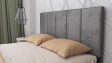 Боксспринг легло 160/200 Барона с включен матрак Sleep Nuvia 160/200 сив - изглед 2