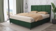 Боксспринг легло 160/200 Барона с включен матрак Sleep Nuvia 160/200 тъмно зелен - изглед 1 - МебелМаг Боксспринг легло 160/200 Барона с включен матрак Sleep Nuvia 160/200 тъмно зелен - изглед 1