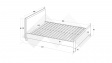 Тапицирана спалня 160/200 Дена с включен матрак Sleep Nuvia 160/200 кафяв - изглед 3