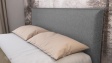 Тапицирана спалня 160/200 Дена с включен матрак Sleep Nuvia 160/200 сив - изглед 2 - МебелМаг Тапицирана спалня 160/200 Дена с включен матрак Sleep Nuvia 160/200 сив - изглед 2