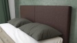 Тапицирана спалня 160/200 Елана с включен матрак Sleep Nuvia 160/200 кафяв - изглед 2 - МебелМаг Тапицирана спалня 160/200 Елана с включен матрак Sleep Nuvia 160/200 кафяв - изглед 2