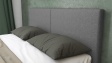 Тапицирана спалня 160/200 Елана с включен матрак Sleep Nuvia 160/200 сив - изглед 2 - МебелМаг Тапицирана спалня 160/200 Елана с включен матрак Sleep Nuvia 160/200 сив - изглед 2