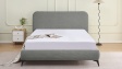 Тапицирана спалня 160/200 Елван с включен матрак Sleep Nuvia 160/200 светло сив - изглед 2 - МебелМаг Тапицирана спалня 160/200 Елван с включен матрак Sleep Nuvia 160/200 светло сив - изглед 2