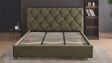 Тапицирана спалня 180/200 Фиора с включен матрак Sleep Nuvia 180/200 зелен - изглед 2 - МебелМаг Тапицирана спалня 180/200 Фиора с включен матрак Sleep Nuvia 180/200 зелен - изглед 2
