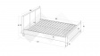 Тапицирана спалня 160/200 Гера с включен матрак Sleep Nuvia 160/200 червен - изглед 3 - МебелМаг Тапицирана спалня 160/200 Гера с включен матрак Sleep Nuvia 160/200 червен - изглед 3