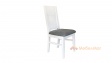 Трапезен стол Елиз сив с бяло - изглед 2