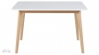 Трапезна маса Грейн неразтегателни светъл дъб с бяло - изглед 2 - МебелМаг Трапезна маса Грейн неразтегателни светъл дъб с бяло - изглед 2