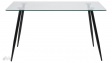 Трапезна маса Уилма неразтегателни стъкло с черно - изглед 2 - МебелМаг Трапезна маса Уилма неразтегателни стъкло с черно - изглед 2