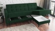Ъглов диван Амалия универсален ъгъл зелен - изглед 5