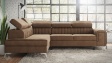 Ъглов диван Монблан с посока кафяв - изглед 2