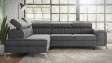 Ъглов диван Монблан с посока сив - изглед 2