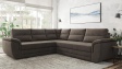 Ъглов диван Моника с посока кафяв - изглед 1