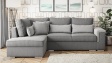 Ъглов диван Валета S с посока тъмно сив със сиво - изглед 2 - МебелМаг Ъглов диван Валета S с посока тъмно сив със сиво - изглед 2