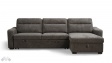 Ъглов диван Велуто универсален кафяв - изглед 3