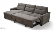 Ъглов диван Велуто универсален кафяв - изглед 8