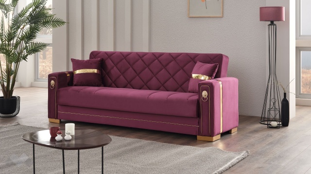 Диван Анталия триместни бордо