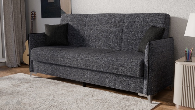 Диван Сафо триместни сив