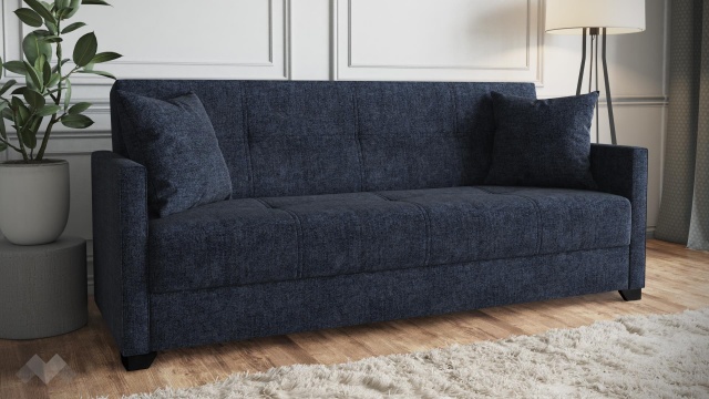 Диван Сандра триместни деним