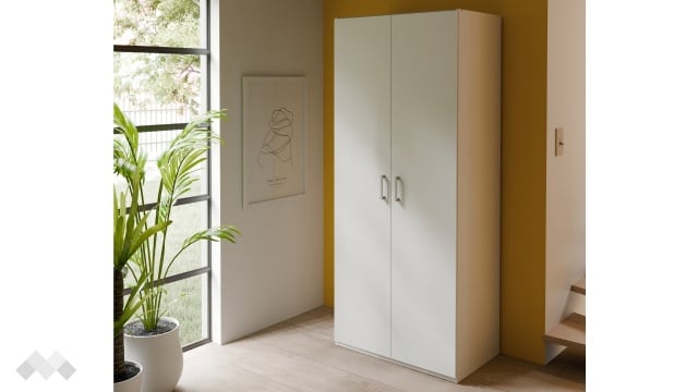 Гардероб Беатрис двукрилни бял